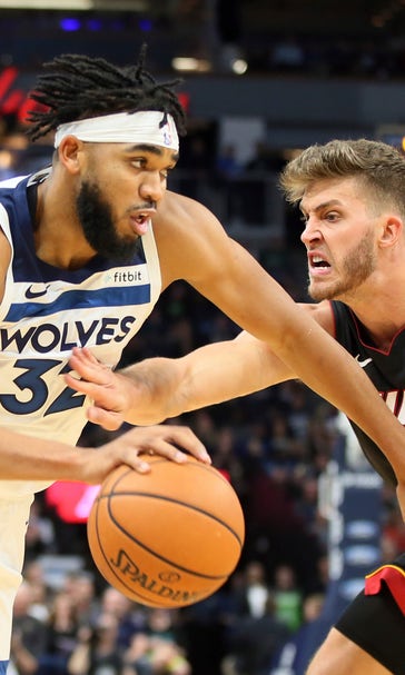 Wiggins leads Wolves past Heat 116-109 with late 3 barrage